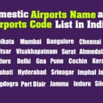 Domestic Airports Name Airports Code